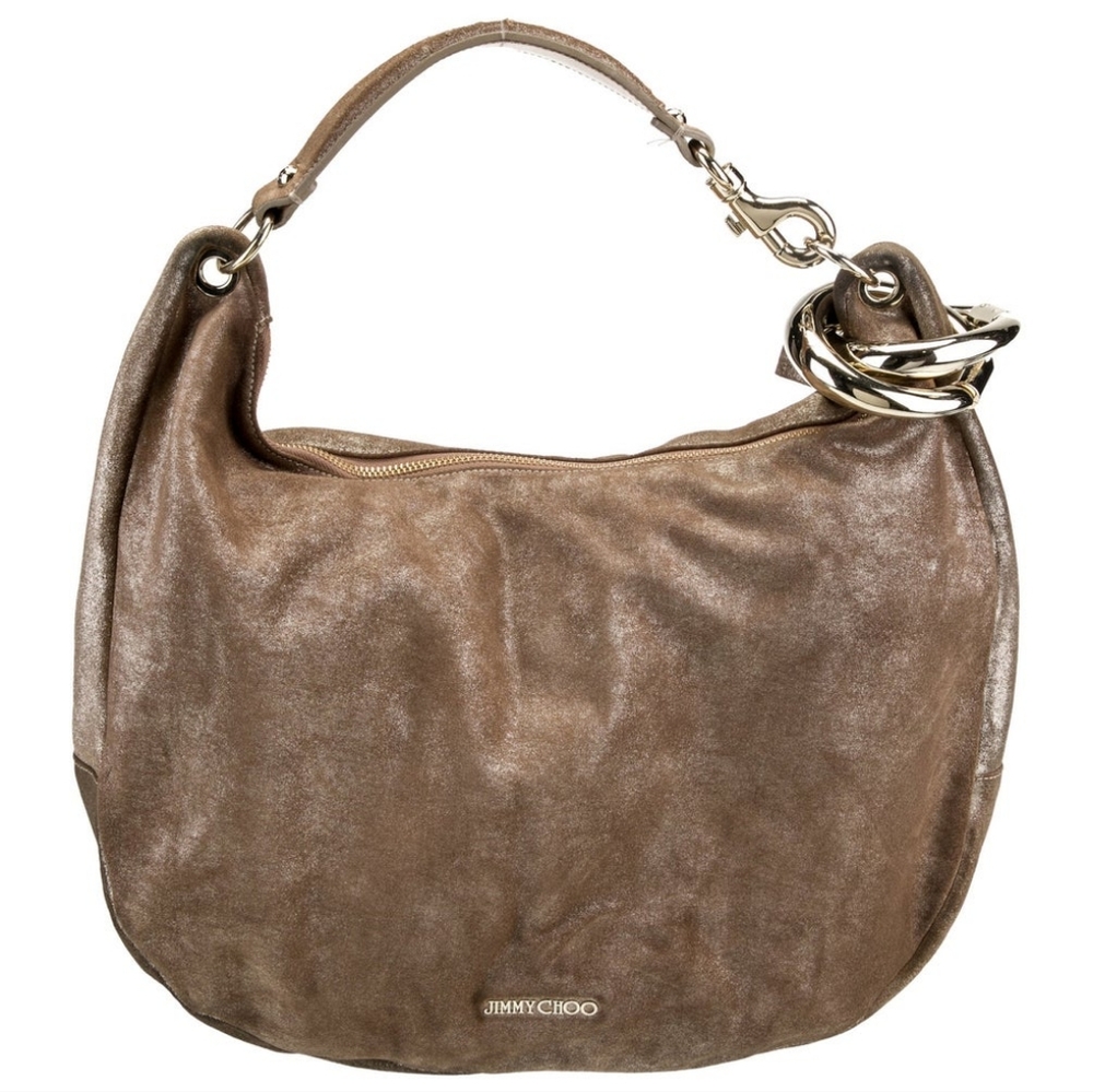 Jimmy Choo Metalic Solar Hobo Bag